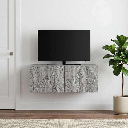 vidaXL Wall-Mounted TV Cabinet 59.5 x 41 x 30 cm Grey Sonoma