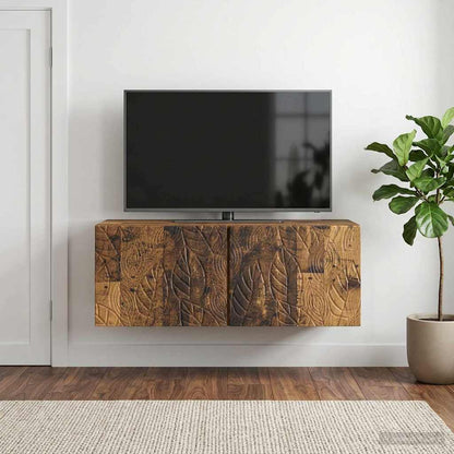 vidaXL Wall-Mounted TV Cabinet 59.5 x 41 x 30 cm Old Wood