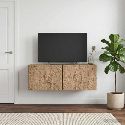 vidaXL Wall-Mounted TV Cabinet 59.5 x 41 x 30 cm Artisan Oak