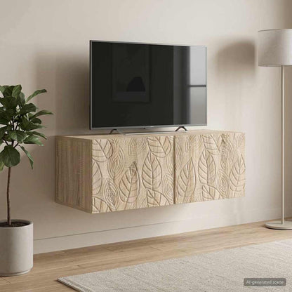 vidaXL Wall-Mounted TV Cabinet 78.5 x 41 x 30 cm Sonoma Oak