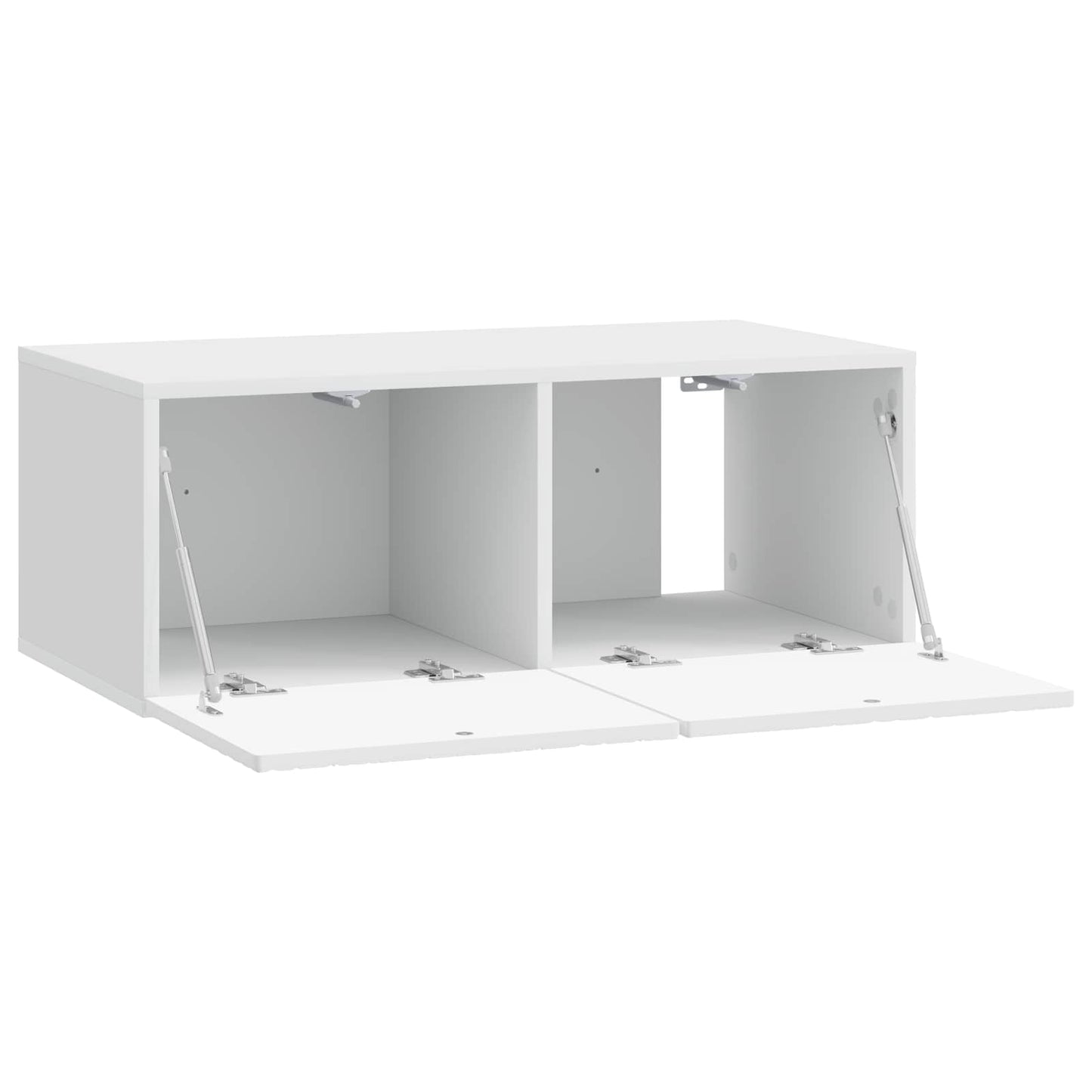 vidaXL Wall-Mounted TV Cabinet 78.5 x 41 x 30 cm High Gloss White