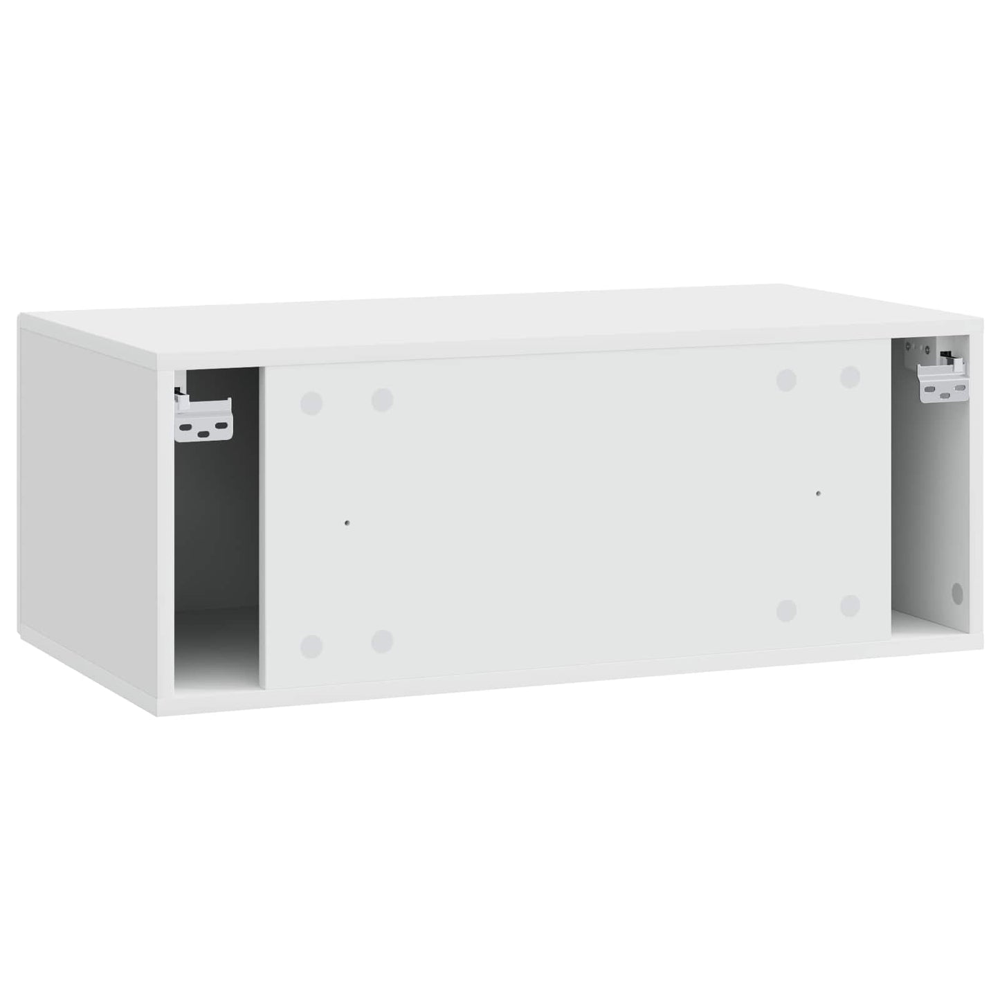 vidaXL Wall-Mounted TV Cabinet 78.5 x 41 x 30 cm High Gloss White