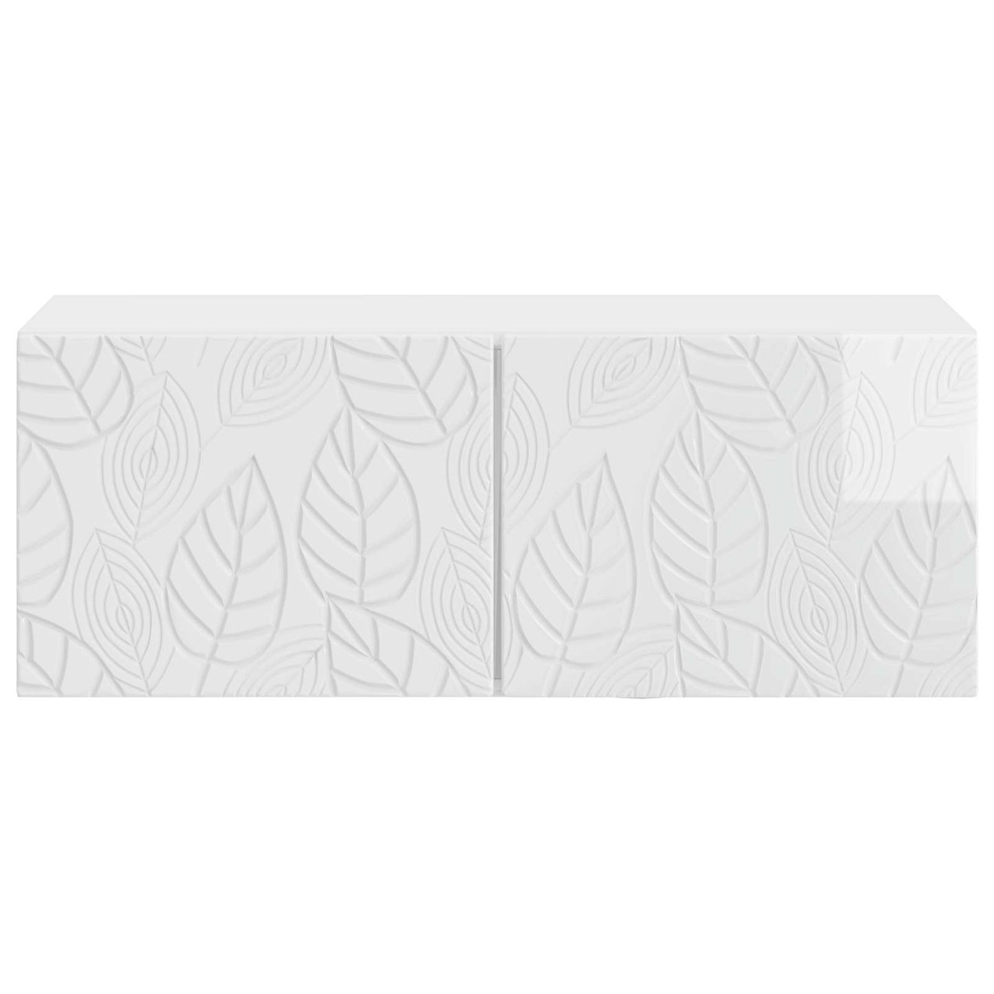vidaXL Wall-Mounted TV Cabinet 78.5 x 41 x 30 cm High Gloss White