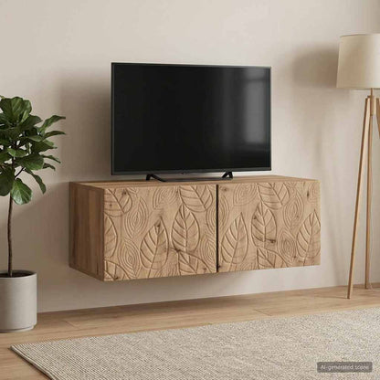 vidaXL Wall-Mounted TV Cabinet 78.5 x 41 x 30 cm Artisan Oak