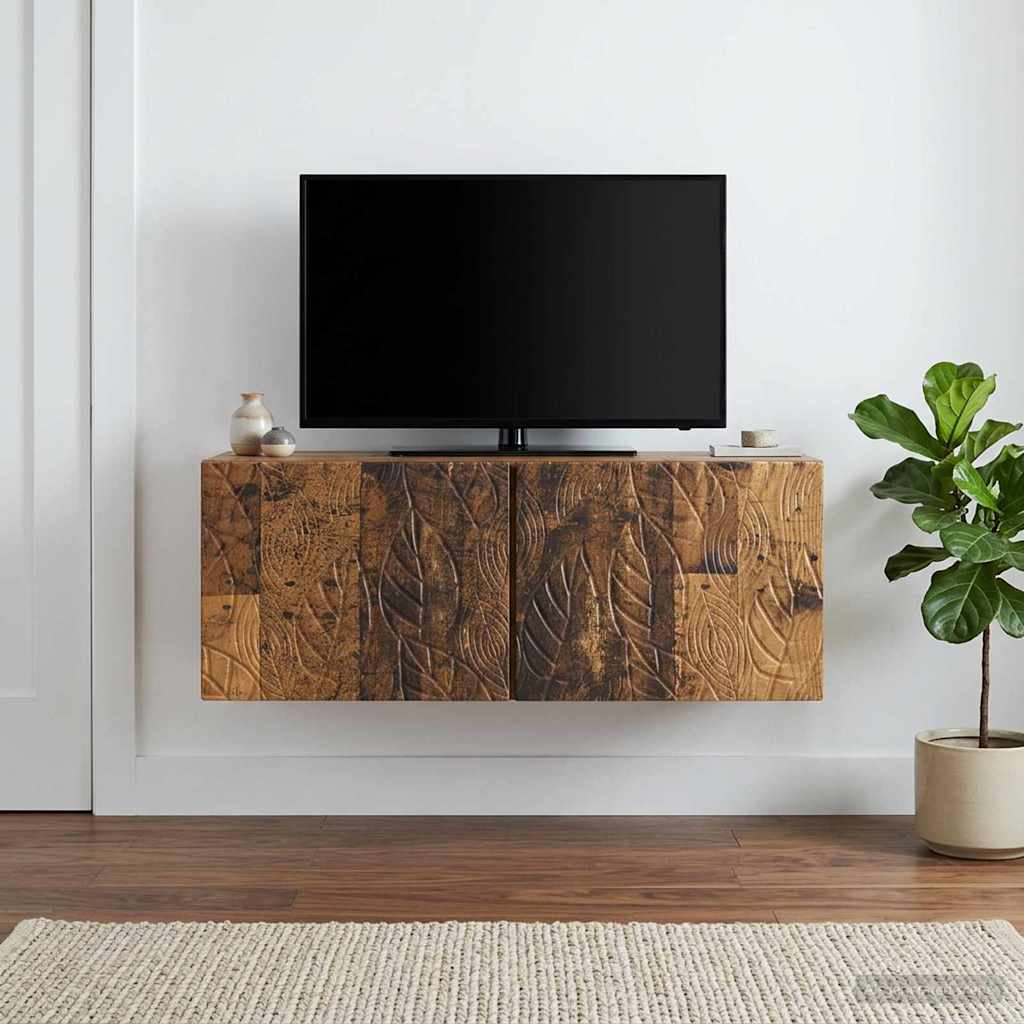 vidaXL Wall-Mounted TV Cabinet 98 x 41 x 30 cm Old Wood