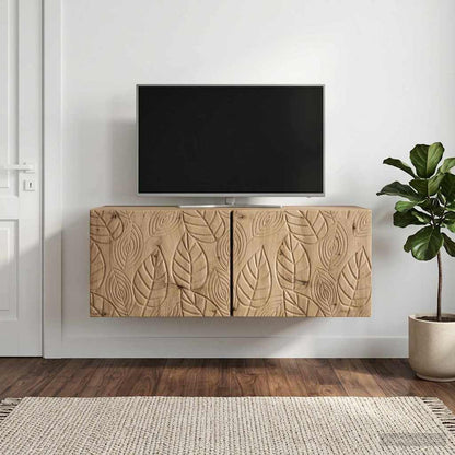 vidaXL Wall-Mounted TV Cabinet 98 x 41 x 30 cm Artisan Oak