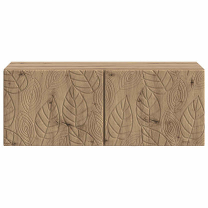 vidaXL Wall-Mounted TV Cabinet 98 x 41 x 30 cm Artisan Oak