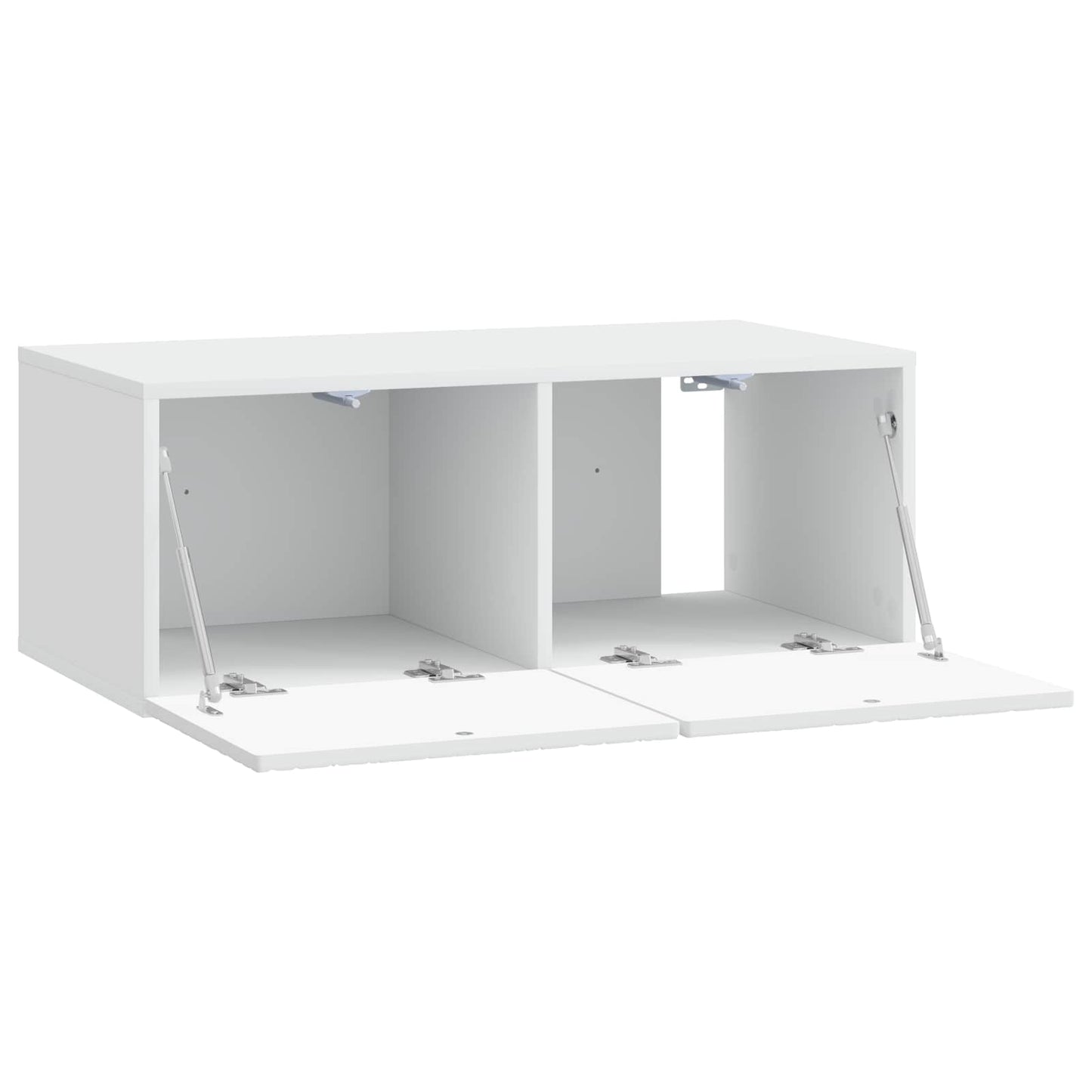 vidaXL Wall-Mounted TV Cabinet 59.5 x 31 cm White Engineered Wood