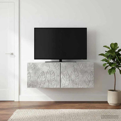 vidaXL Wall-Mounted TV Cabinet 59.5 x 31 cm Concrete Grey