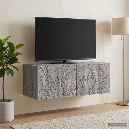 vidaXL Wall-Mounted TV Cabinet 59.5 x 31 cm Grey Sonoma
