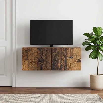 vidaXL Wall-Mounted TV Cabinet 59.5 x 31 cm Old Wood Engineered Wood