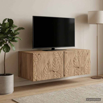 vidaXL Wall-Mounted TV Cabinet 59.5 x 31 cm Artisan Oak