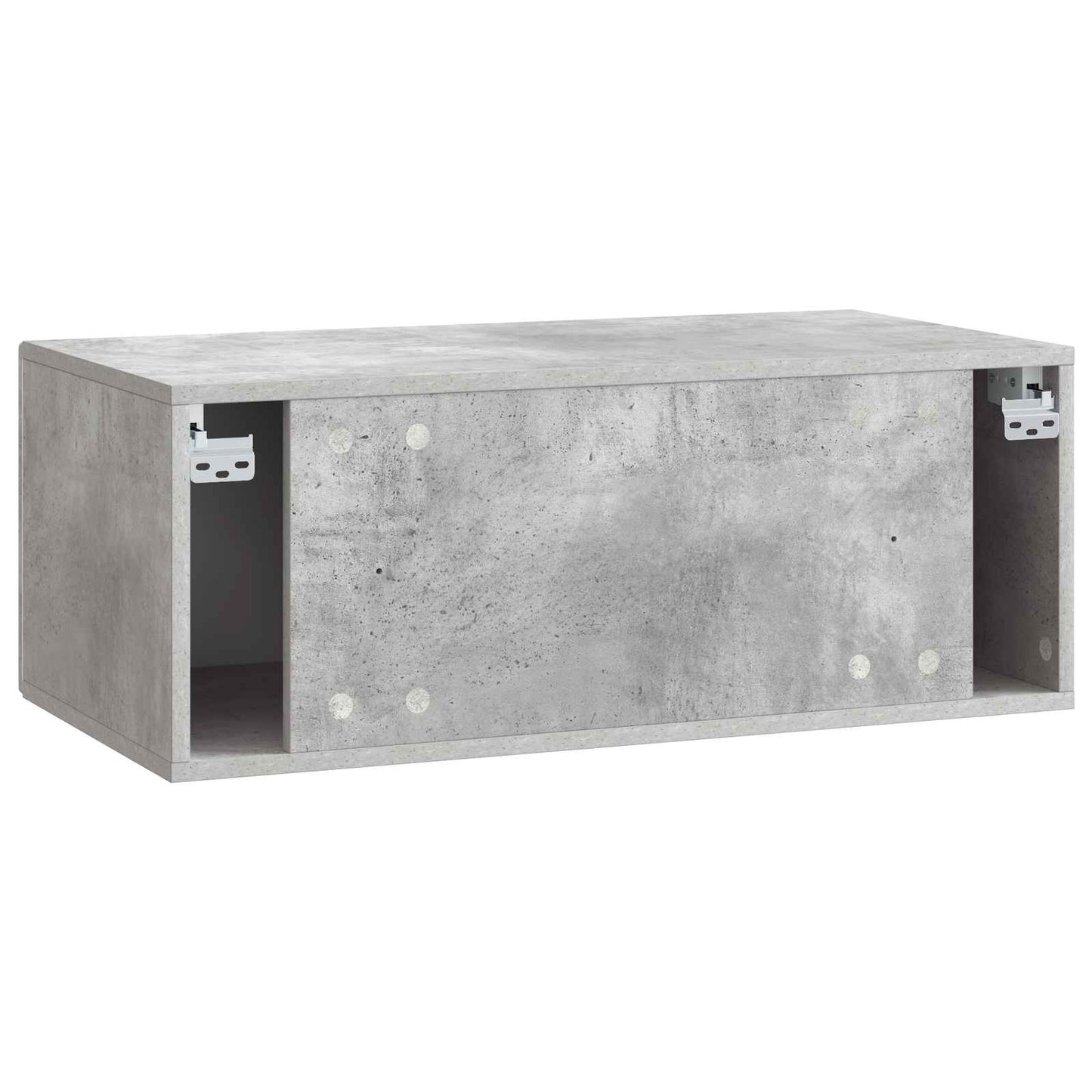 vidaXL Wall-Mounted TV Cabinet 78.5 x 31 cm Concrete Grey