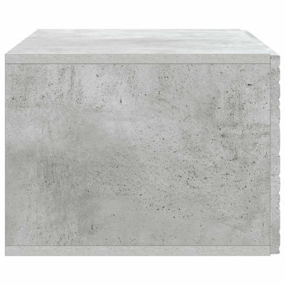 vidaXL Wall-Mounted TV Cabinet 78.5 x 31 cm Concrete Grey
