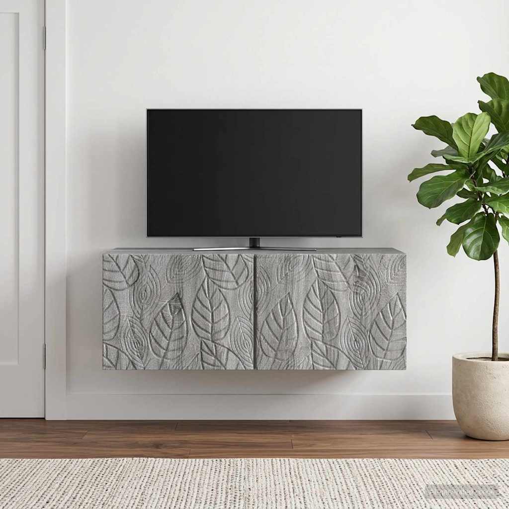 vidaXL Wall-Mounted TV Cabinet 78.5 x 31 cm Grey Sonoma