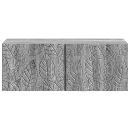 vidaXL Wall-Mounted TV Cabinet 78.5 x 31 cm Grey Sonoma