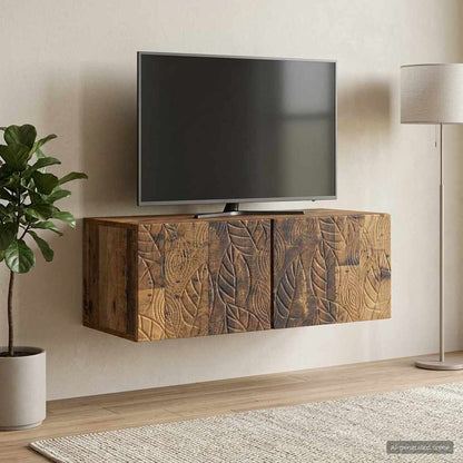 vidaXL Wall-Mounted TV Cabinet 78.5 x 31 cm Old Wood Engineered Wood