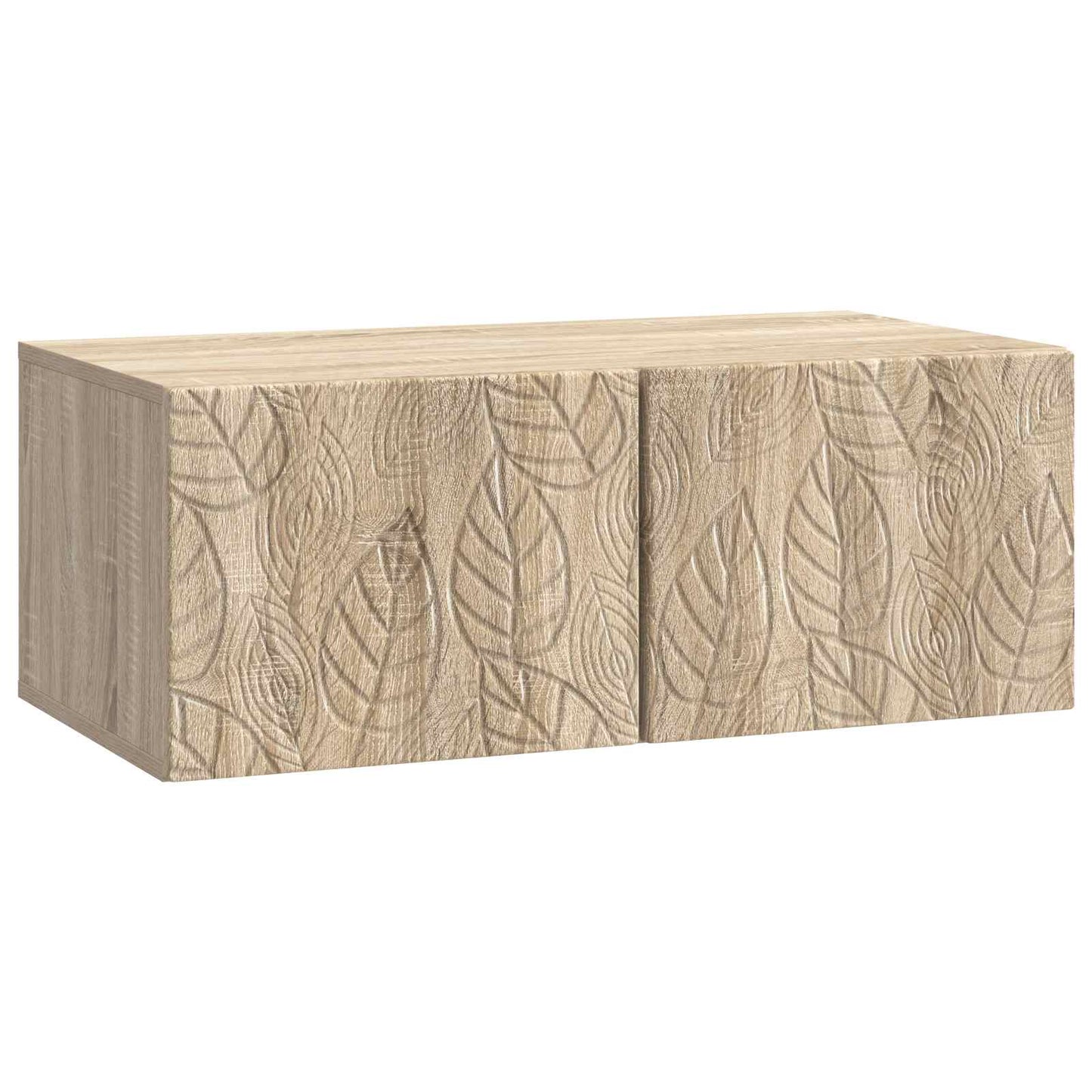 vidaXL Wall-Mounted TV Cabinet 98 x 31 cm Sonoma Oak Engineered Wood