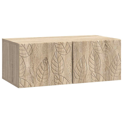 vidaXL Wall-Mounted TV Cabinet 98 x 31 cm Sonoma Oak Engineered Wood