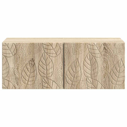 vidaXL Wall-Mounted TV Cabinet 98 x 31 cm Sonoma Oak Engineered Wood