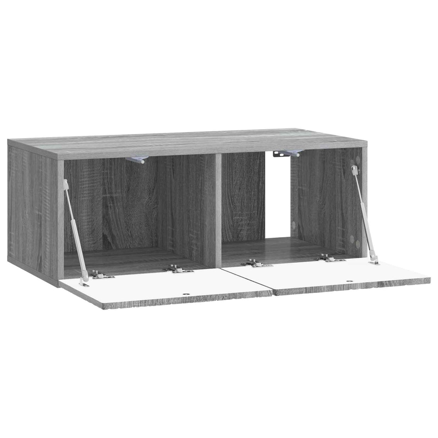 vidaXL Wall-Mounted TV Cabinet 98 x 31 cm Grey Sonoma Engineered Wood