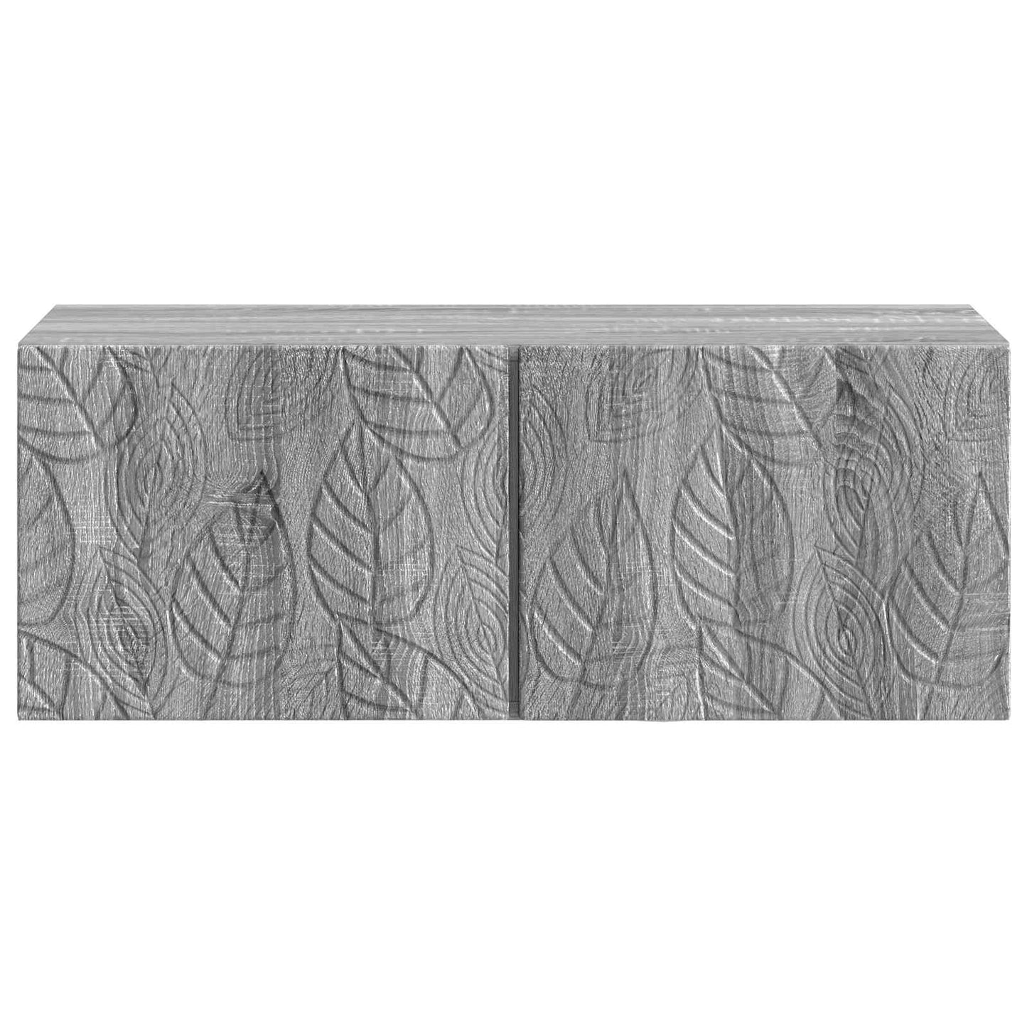 vidaXL Wall-Mounted TV Cabinet 98 x 31 cm Grey Sonoma Engineered Wood