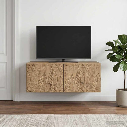 vidaXL Wall-Mounted TV Cabinet 98 x 31 cm Artisan Oak Engineered Wood