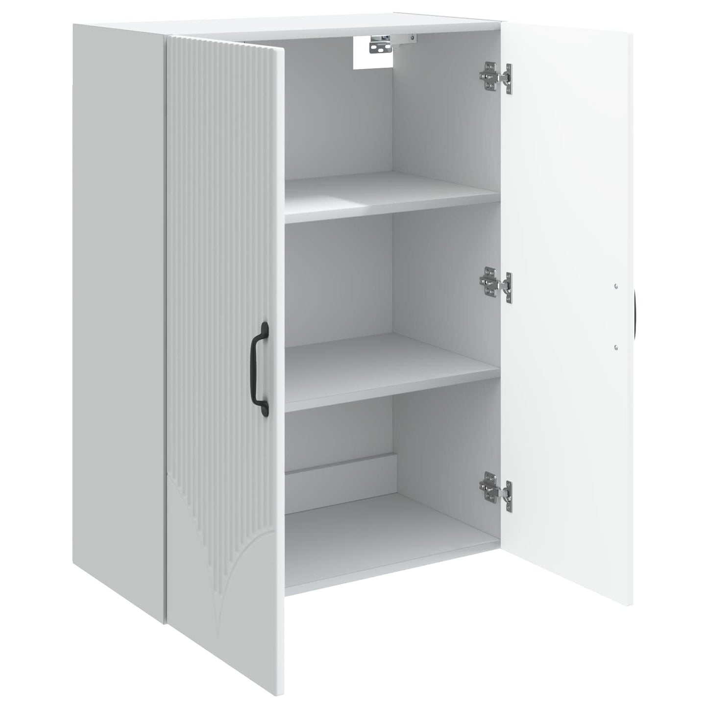 vidaXL Wall-Mounted Cabinet White 66 x 34.5 x 90 cm Engineered Wood