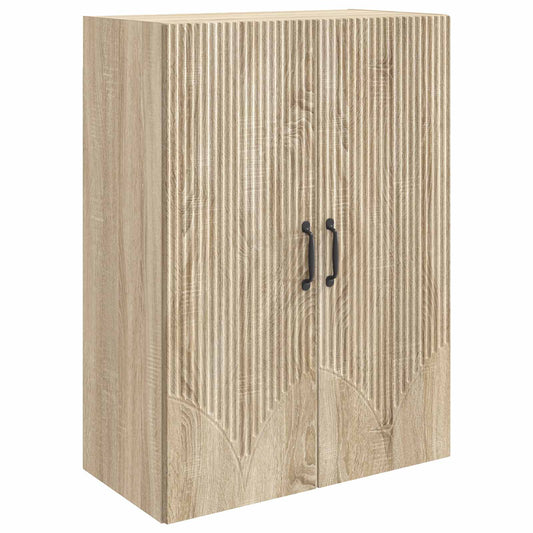 vidaXL Wall-Mounted Cabinet Sonoma Oak 66 x 34.5 x 90 cm