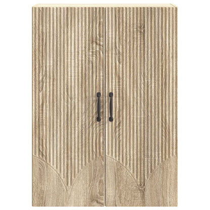 vidaXL Wall-Mounted Cabinet Sonoma Oak 66 x 34.5 x 90 cm