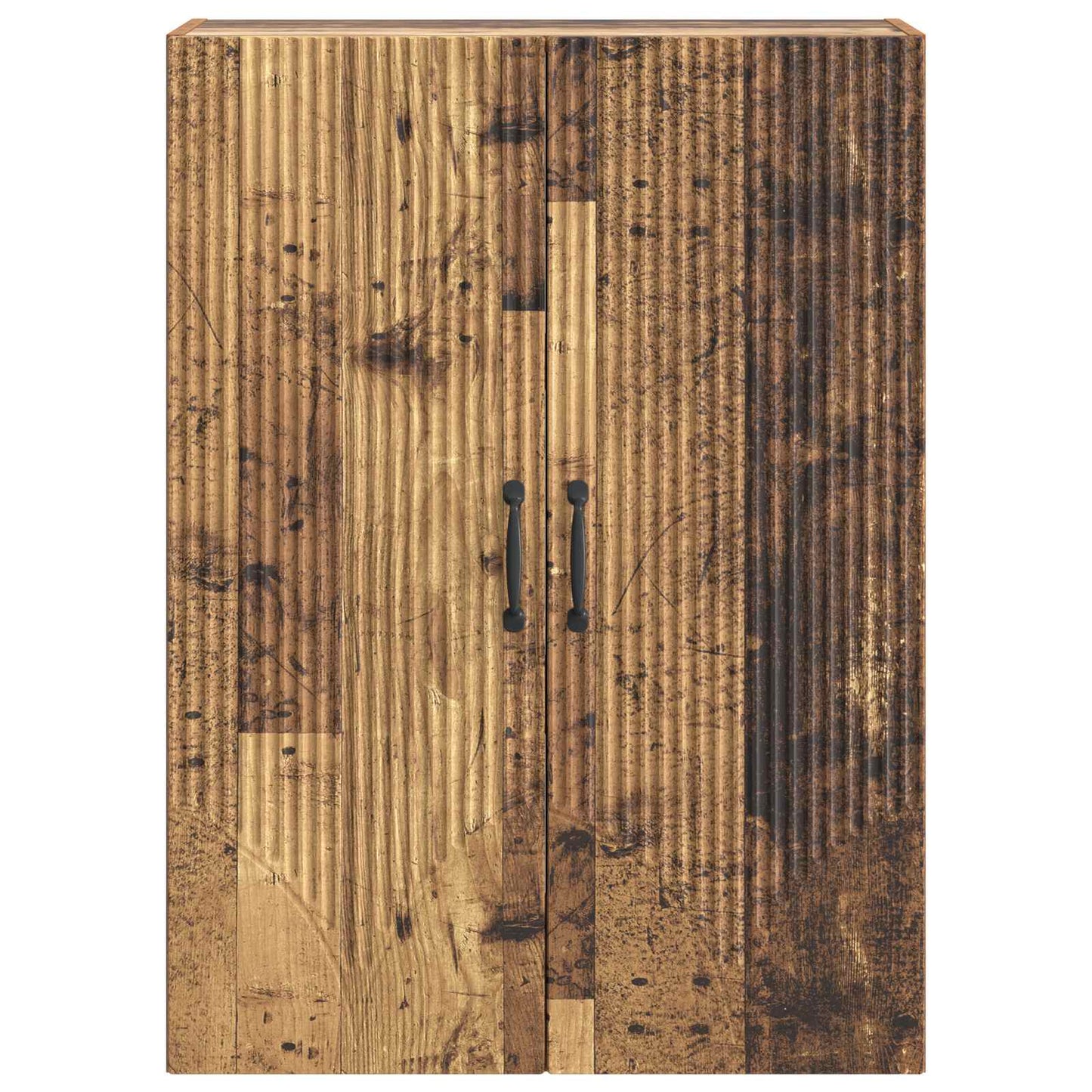vidaXL Wall-Mounted Cabinet Old Wood 66 x 34.5 x 90 cm Engineered Wood