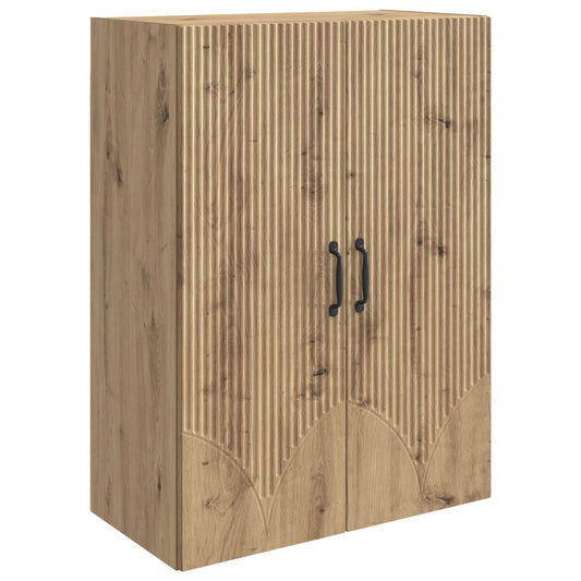 vidaXL Wall-Mounted Cabinet Artisan Oak 66 x 34.5 x 90 cm