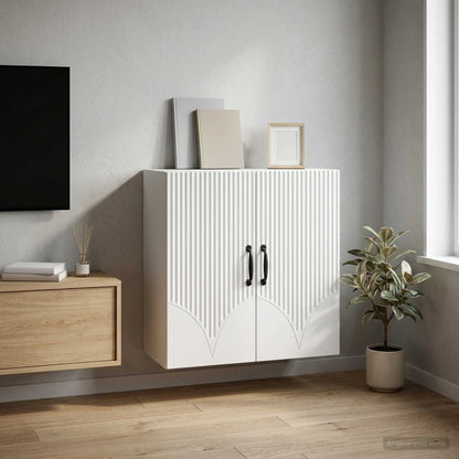vidaXL Wall-Mounted Cabinet White 59 x 31 x 60 cm Engineered Wood