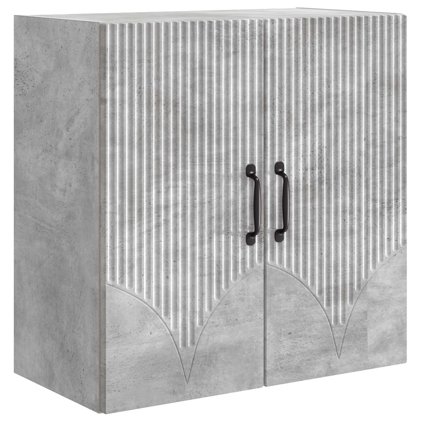 vidaXL Wall-Mounted Cabinet Concrete Grey 59 x 31 x 60 cm