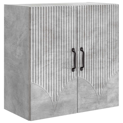 vidaXL Wall-Mounted Cabinet Concrete Grey 59 x 31 x 60 cm