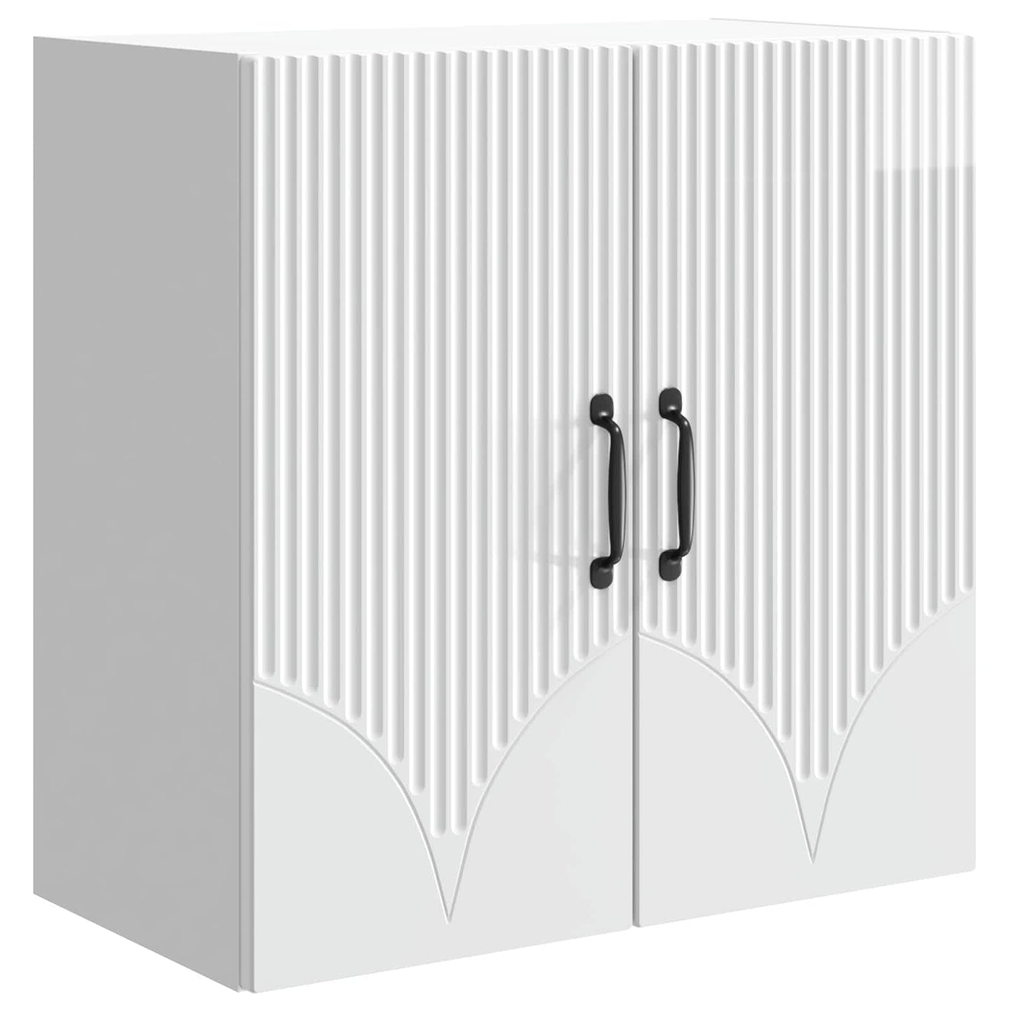 vidaXL Wall-Mounted Cabinet High Gloss White 59 x 31 x 60 cm