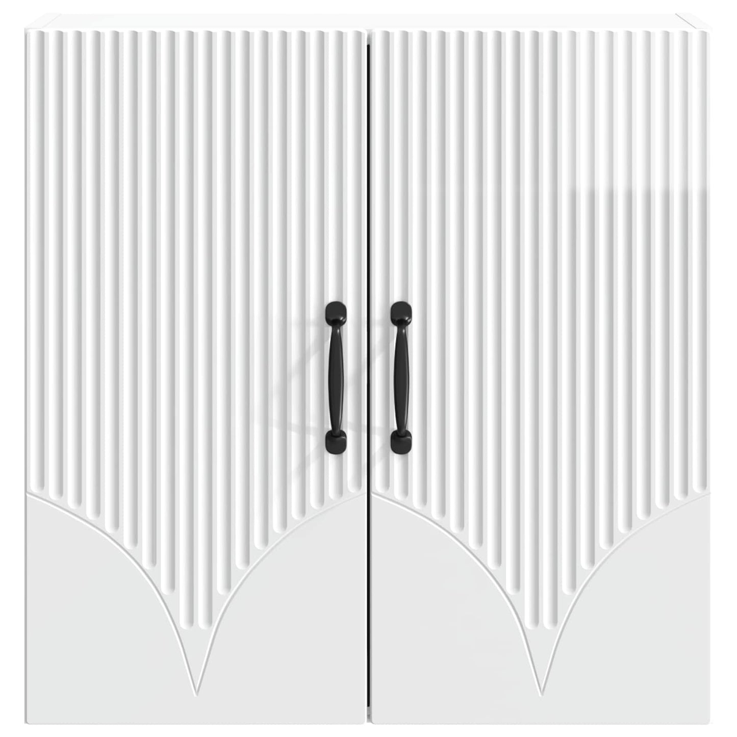 vidaXL Wall-Mounted Cabinet High Gloss White 59 x 31 x 60 cm