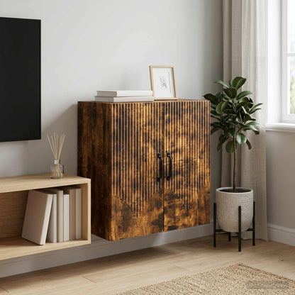 vidaXL Wall-Mounted Cabinet 59 x 31 x 60 cm Engineered Wood Smoked Oak