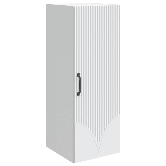 vidaXL Wall-Mounted Cabinet White 33 x 34.5 x 90 cm Engineered Wood