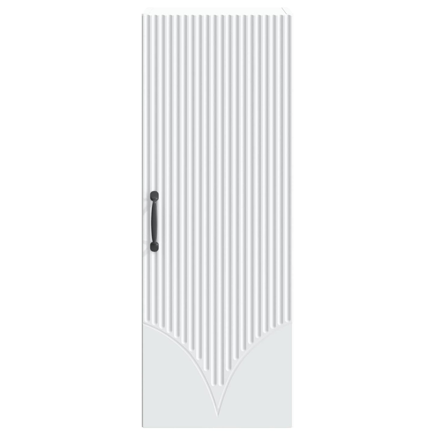 vidaXL Wall-Mounted Cabinet White 33 x 34.5 x 90 cm Engineered Wood