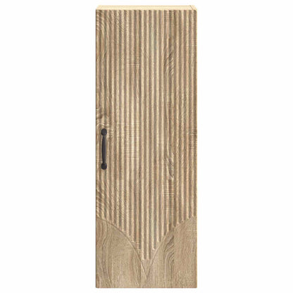 vidaXL Wall-Mounted Cabinet Sonoma Oak 33 x 34.5 x 90 cm