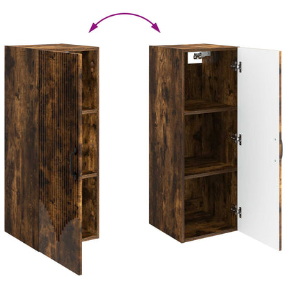 vidaXL Wall-Mounted Cabinet 33 x 34.5 x 90 cm Engineered Wood