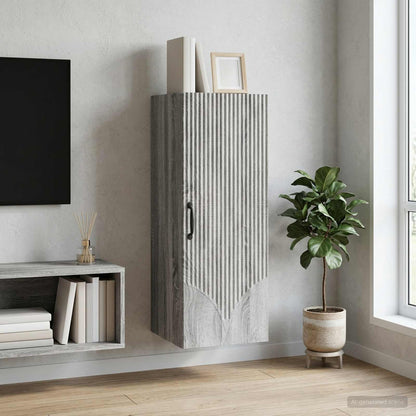 vidaXL Wall-Mounted Cabinet 33 x 34.5 x 90 cm Engineered Wood
