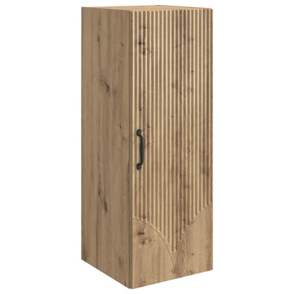 vidaXL Wall-Mounted Cabinet Artisan Oak 33 x 34.5 x 90 cm