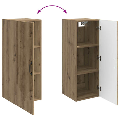 vidaXL Wall-Mounted Cabinet Artisan Oak 33 x 34.5 x 90 cm