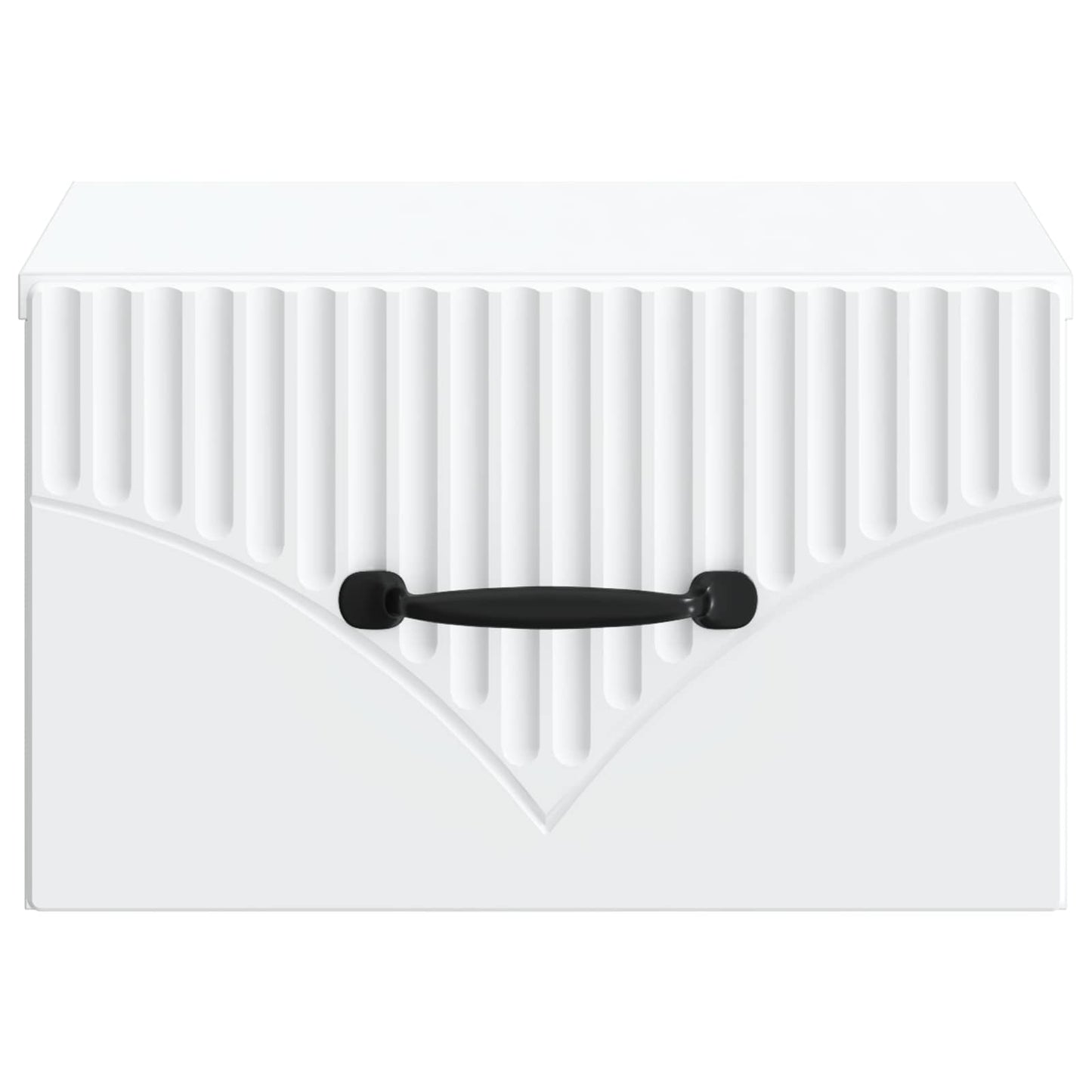 vidaXL Wall-Mounted Bedside Cabinet White 34.5 x 33 x 20 cm