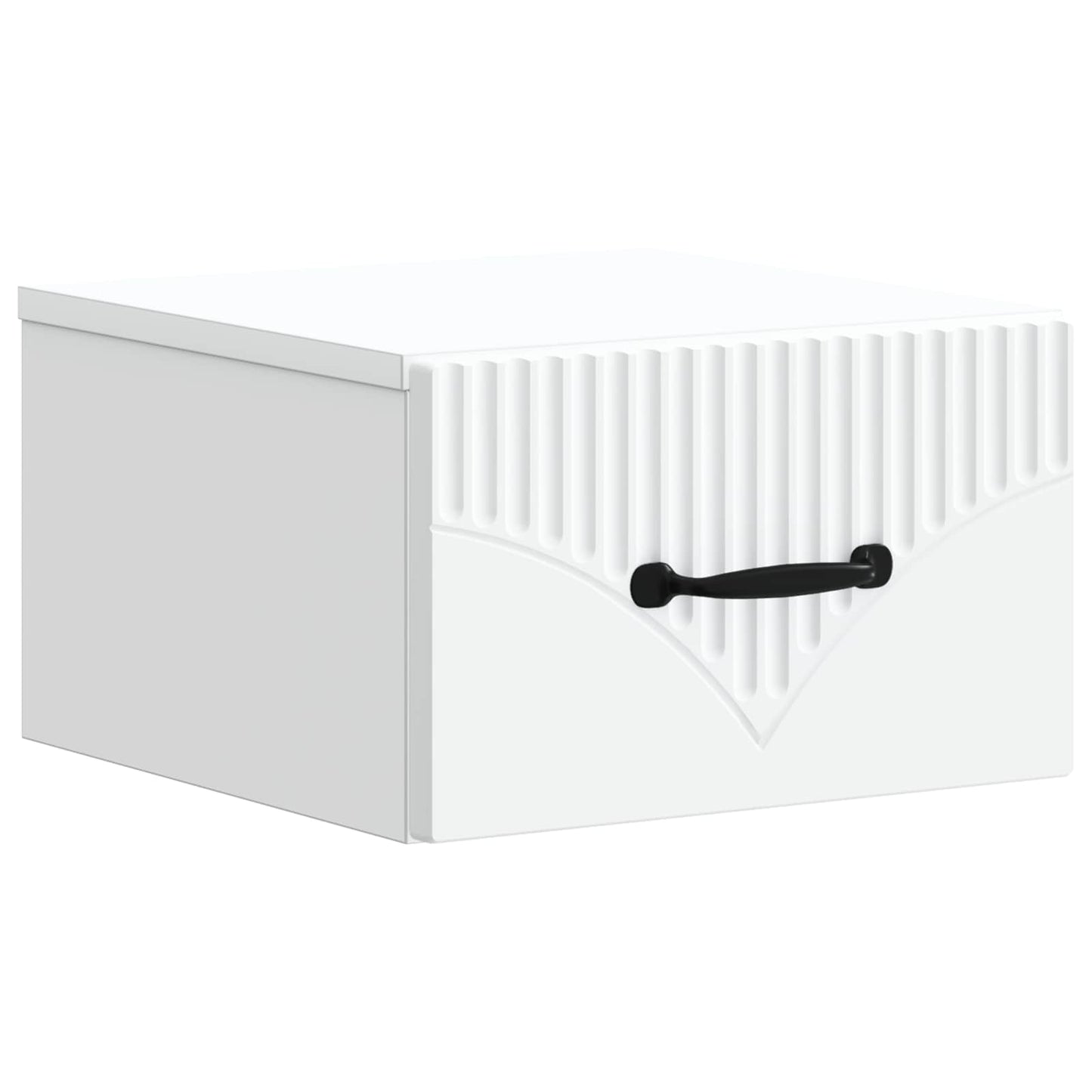 vidaXL Wall-Mounted Bedside Cabinet 2 pcs White 34.5 x 33 x 20 cm