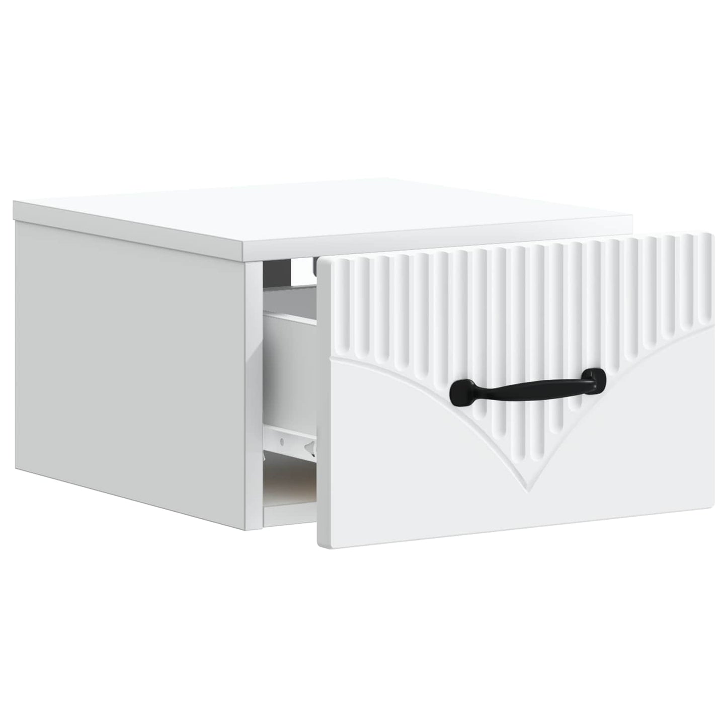vidaXL Wall-Mounted Bedside Cabinet 2 pcs White 34.5 x 33 x 20 cm