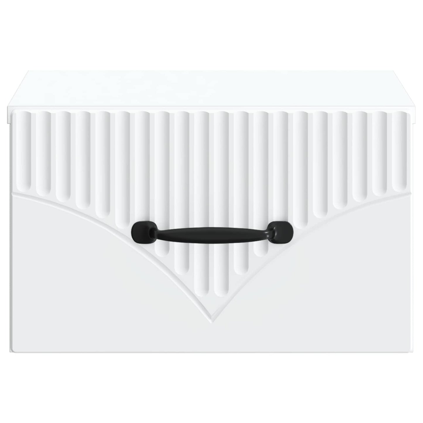 vidaXL Wall-Mounted Bedside Cabinet 2 pcs White 34.5 x 33 x 20 cm
