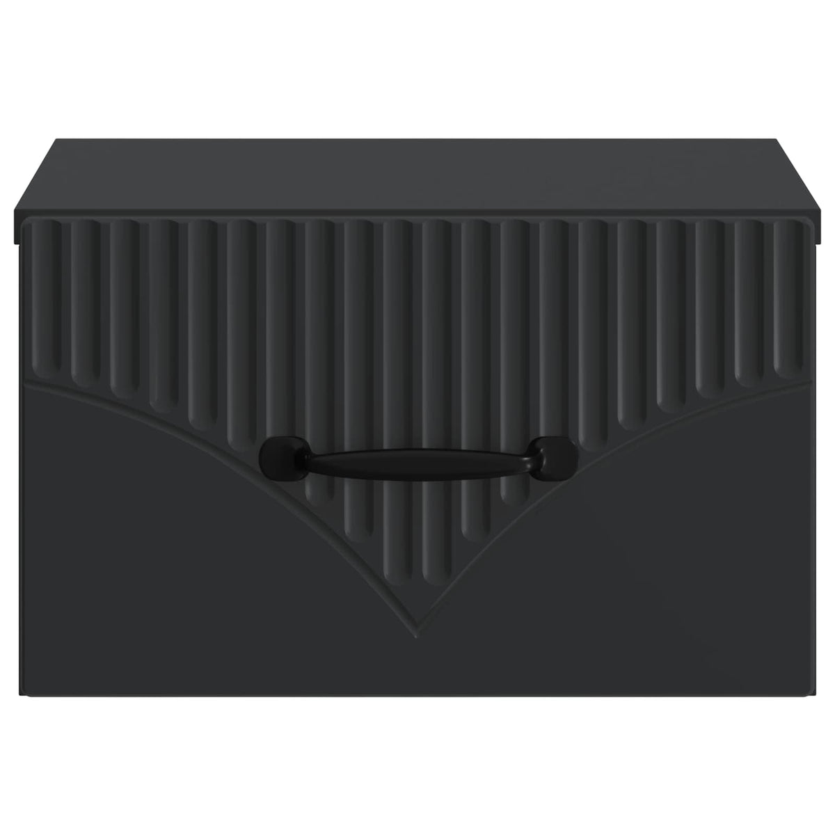 vidaXL Wall-Mounted Bedside Cabinet 2 pcs Black 34.5 x 33 x 20 cm